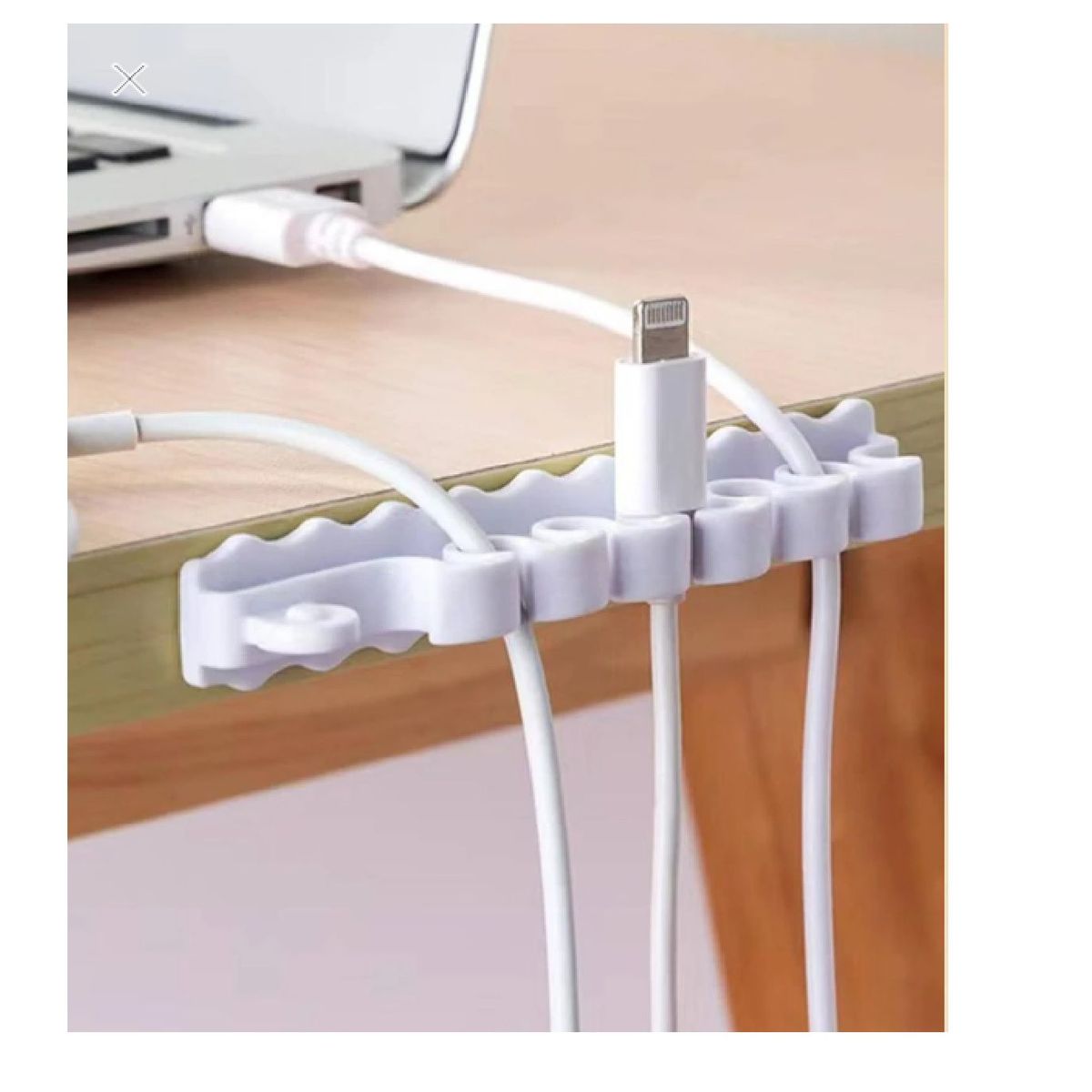 GENERICO - SET DE ORGANIZADORES DE CABLES PARA ESCRITORIO