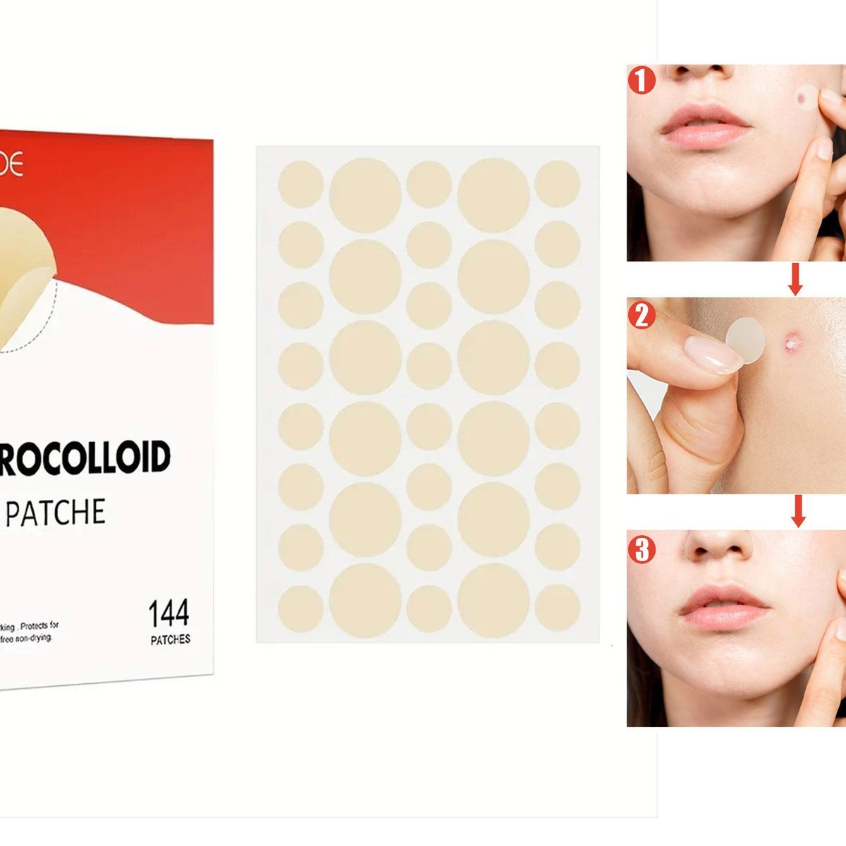 GENERICO - Parches anti Acné para espinilla dia y noche