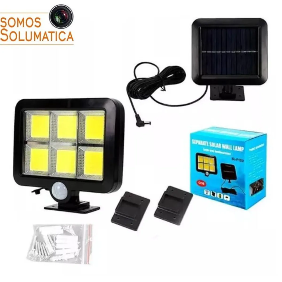 OEM - Lampara Luz Solar Led - Autoencedido -  Con Sensor De Movimiento
