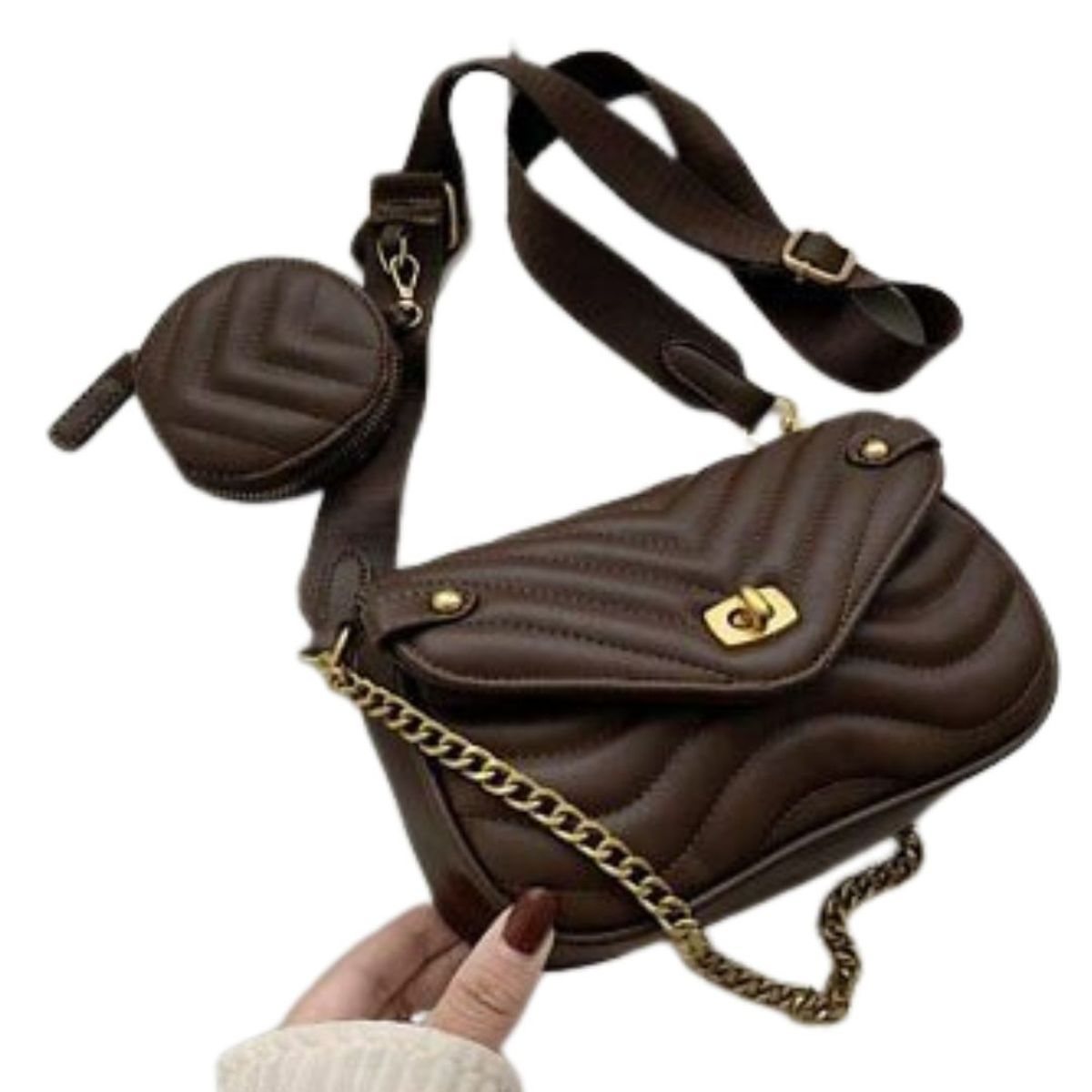 GENERICO - SET MORRAL 2 PIEZAS ALCHONADO