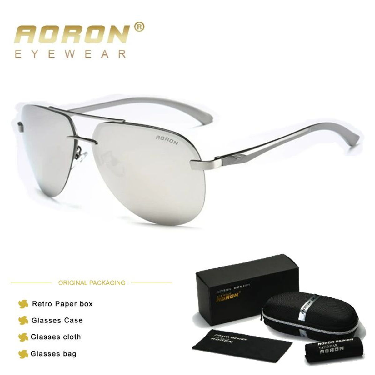 GENERICO - ¡¡¡LENTES DE SOL AORON  INFINITY - POLARIZADOS UV400!!!