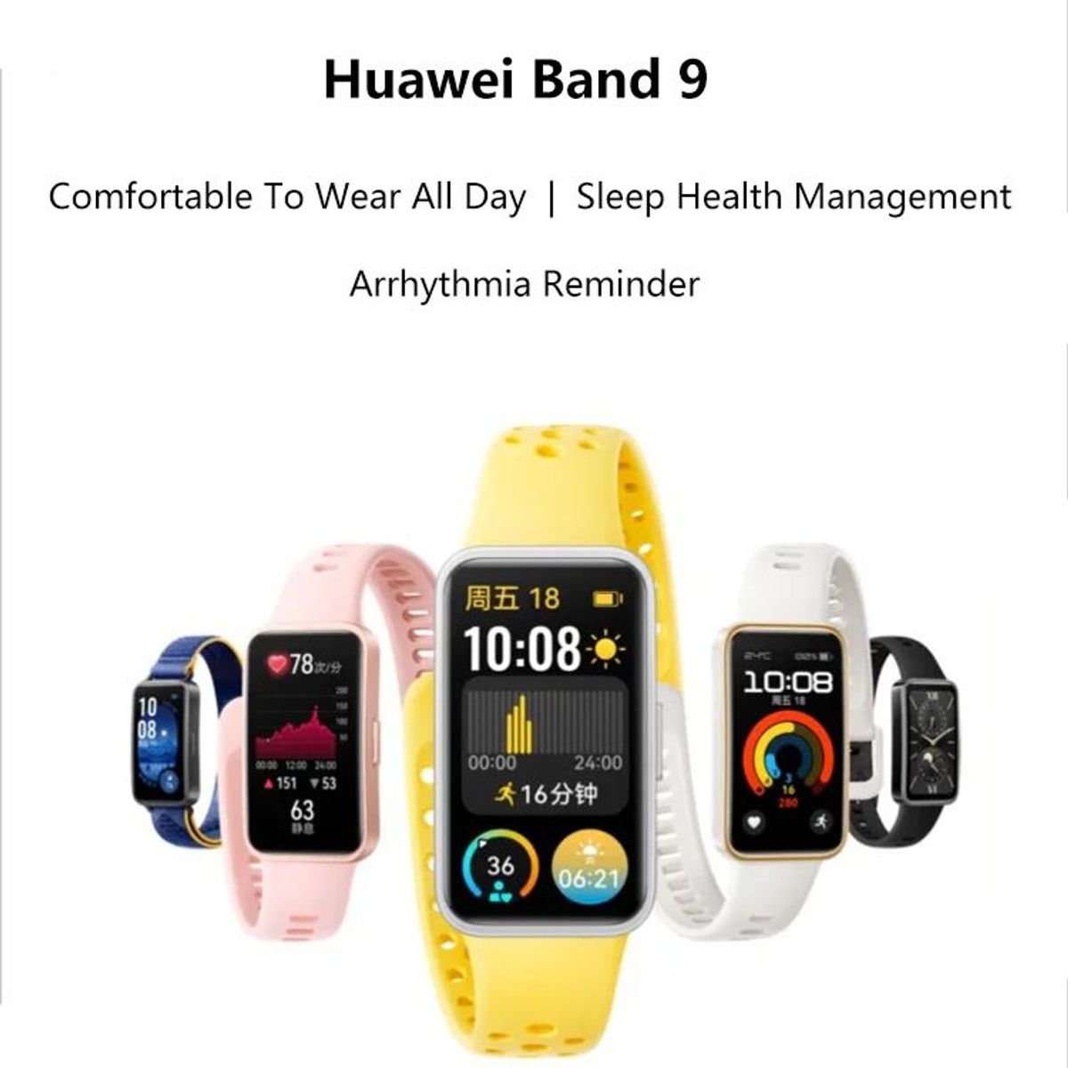 HUAWEI - Huawei Band 9 1.47" Pulsera Reloj inteligente Sports SmartWatch-Negro