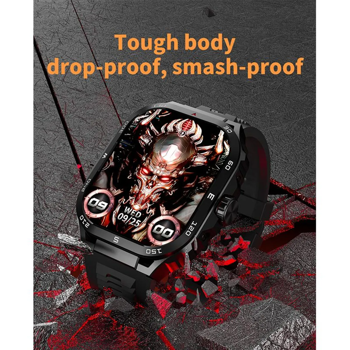 TOUMI - Reloj Inteligente Toumi GT-W Max Bluetooth Smartwatch  2.1 Amoled