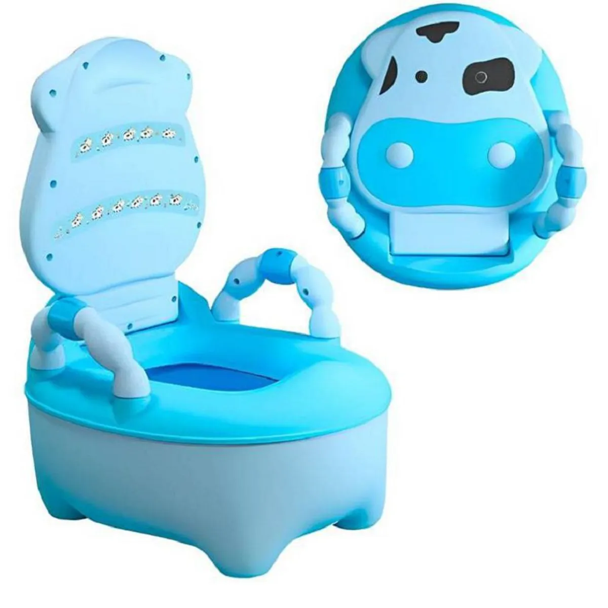 GENERICO - Bacín de Entrenamiento para Bebé Niños Con Diseño Celeste