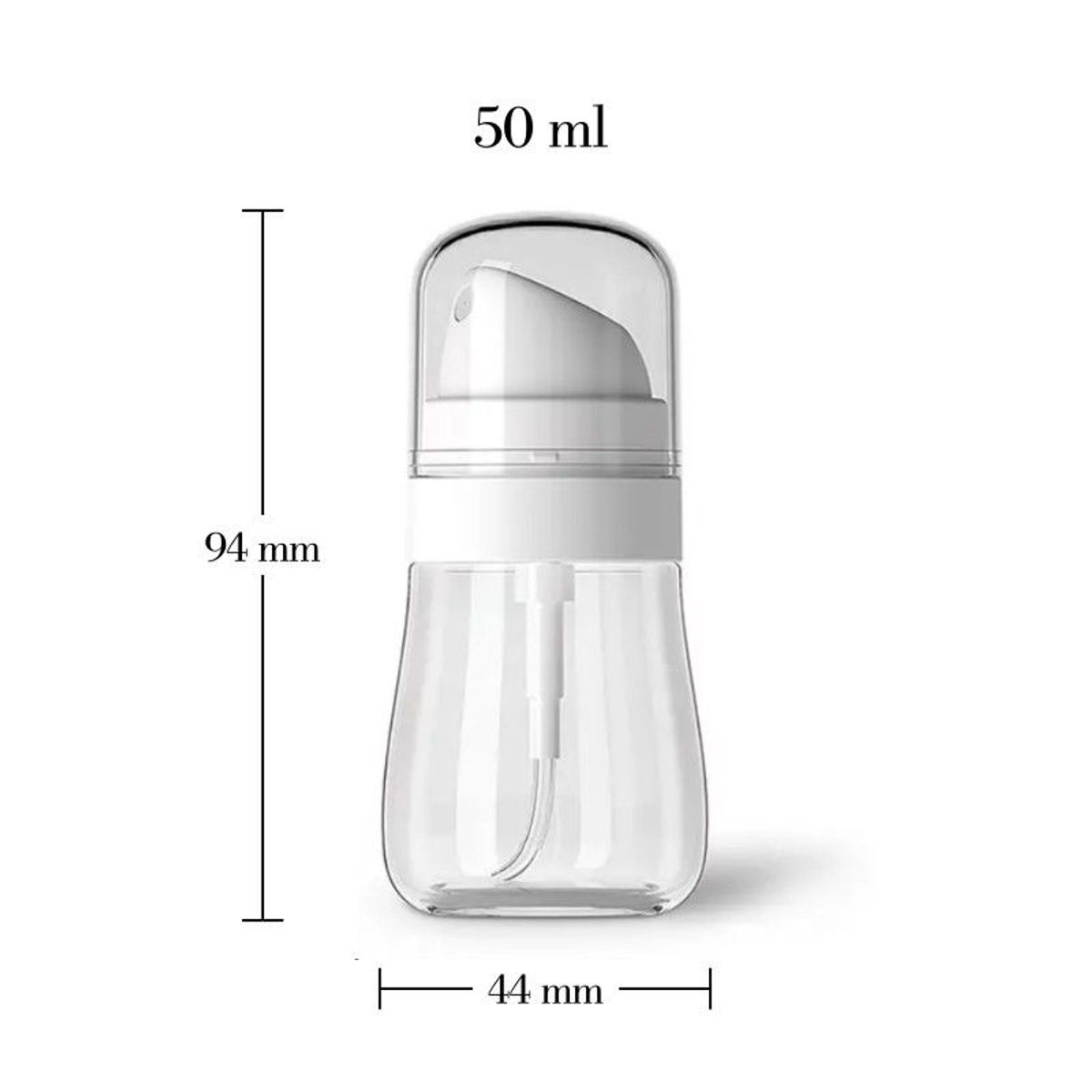 GENERICO - Fina Botella Spray Pulverizador 50 ml por 3 unidades