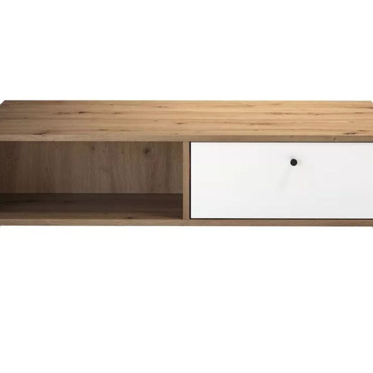 TU MESITA - Mesa de Centro Rústica Acapulco 2 cajones TU MESITA