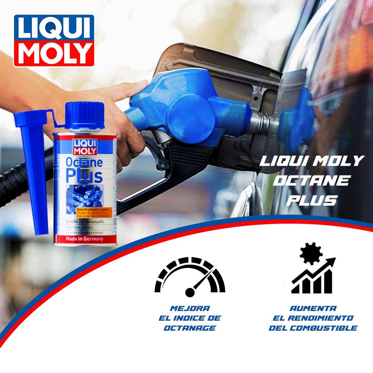 LIQUI MOLY - Liqui Moly Octane Plus Aditivo aumentador de octanaje nafta