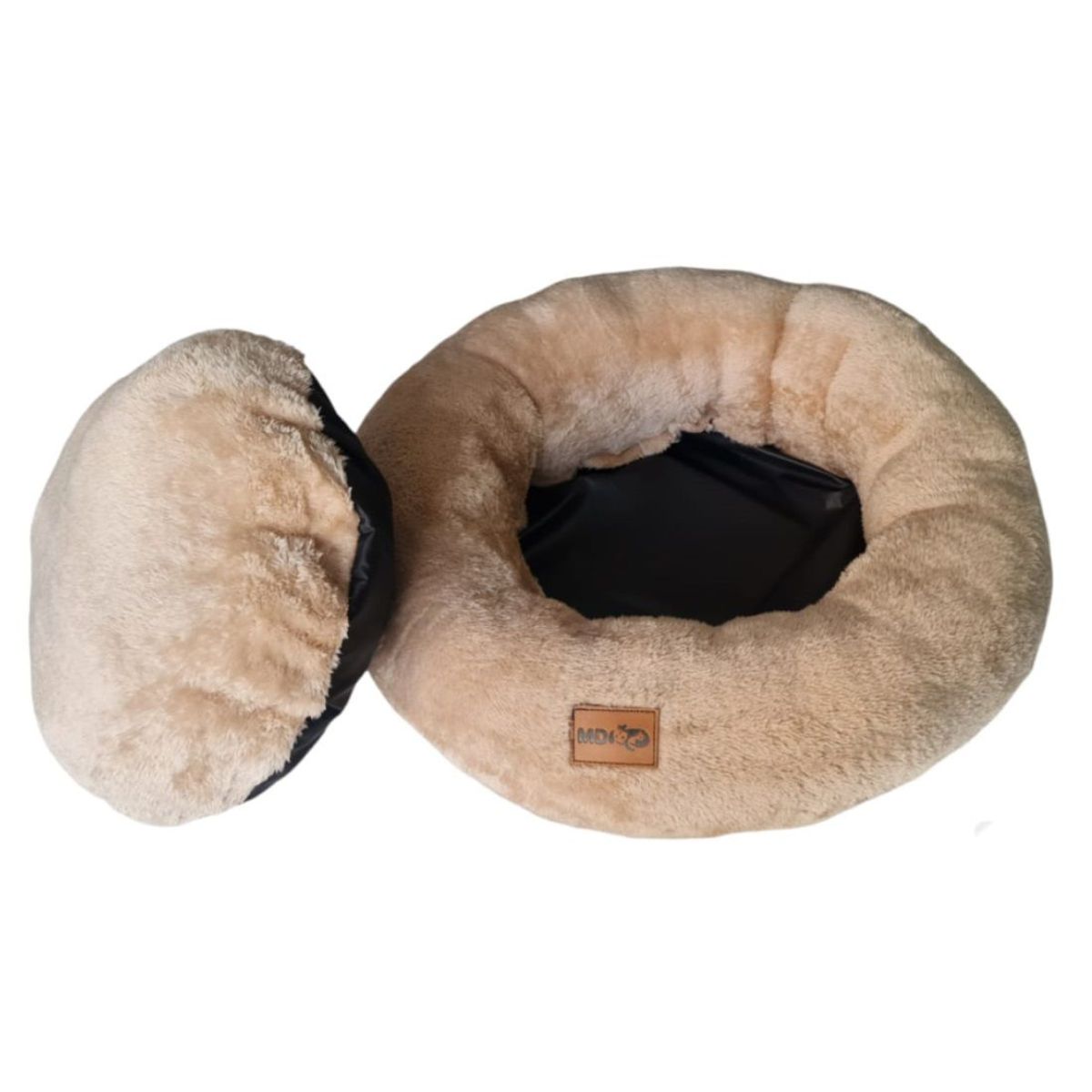 MD - Cama Para Perros y Gatos Donut Lite Beige Talla XXXL - MD