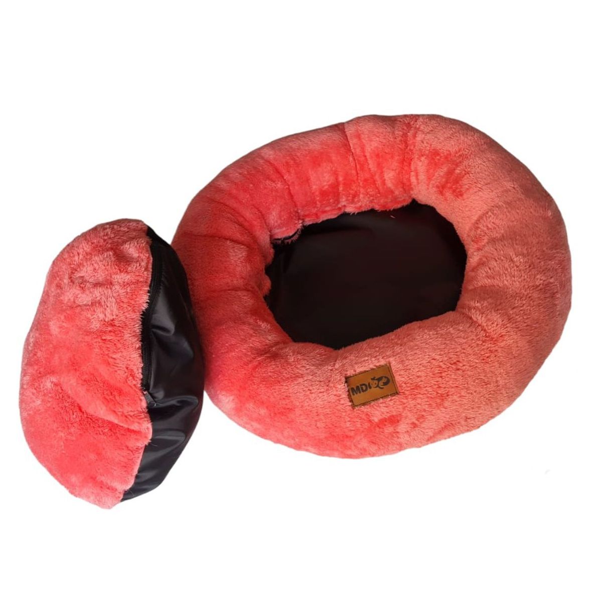 MD - Cama Para Perros y Gatos Donut Lite Coral Talla XXXL - MD