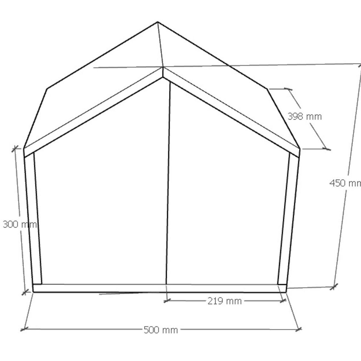 GENERICO - Casa para perros DOG HOUSE OTTO-S