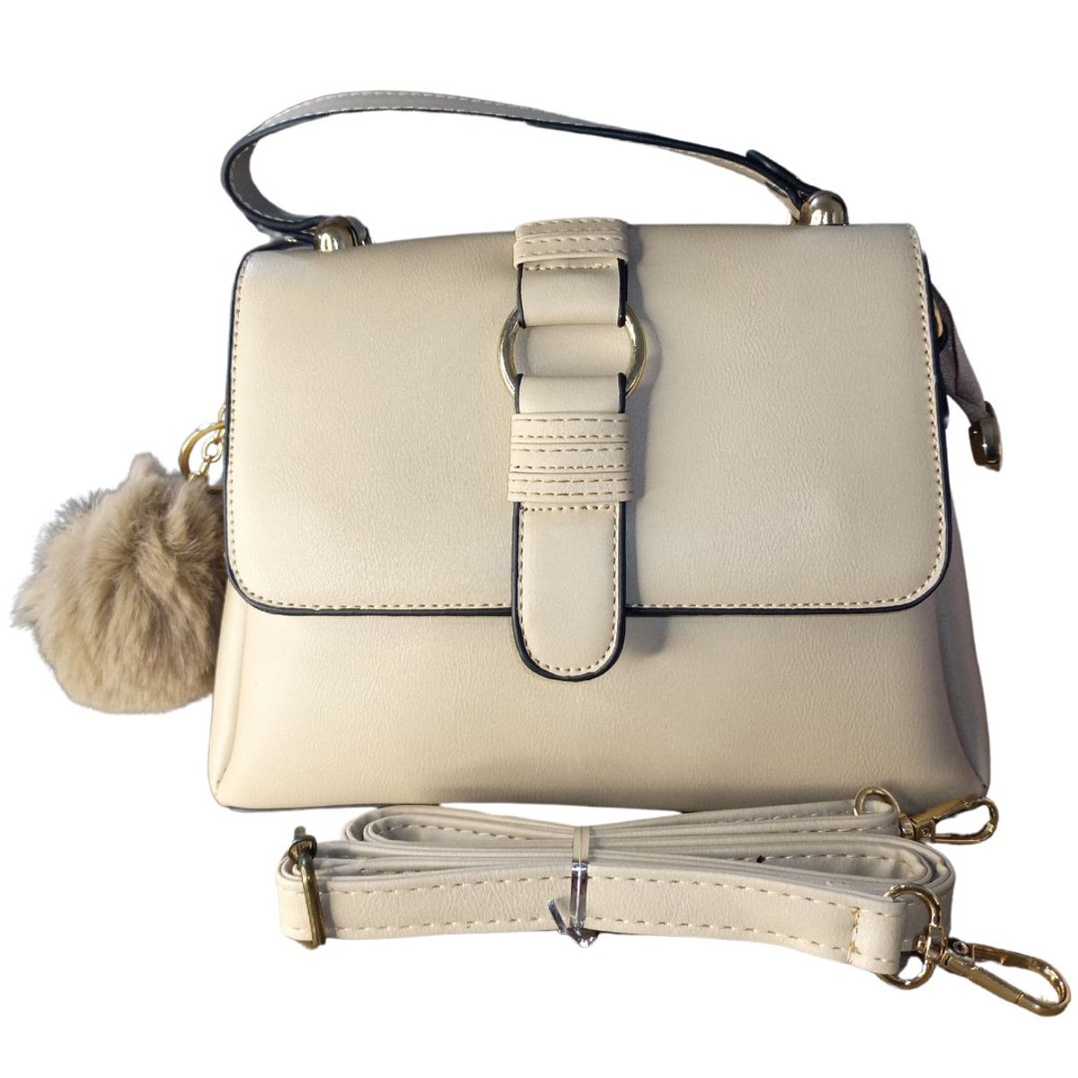 GENERICO - CARTERA MORRAL CON POM POM