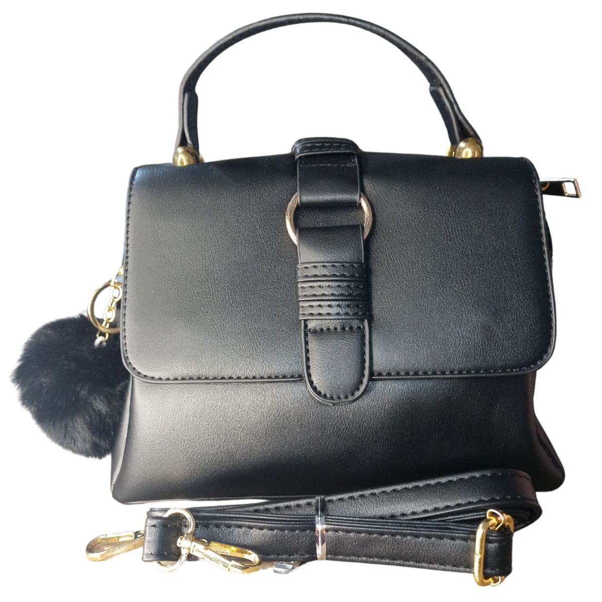 GENERICO - CARTERA MORRAL CON POM POM