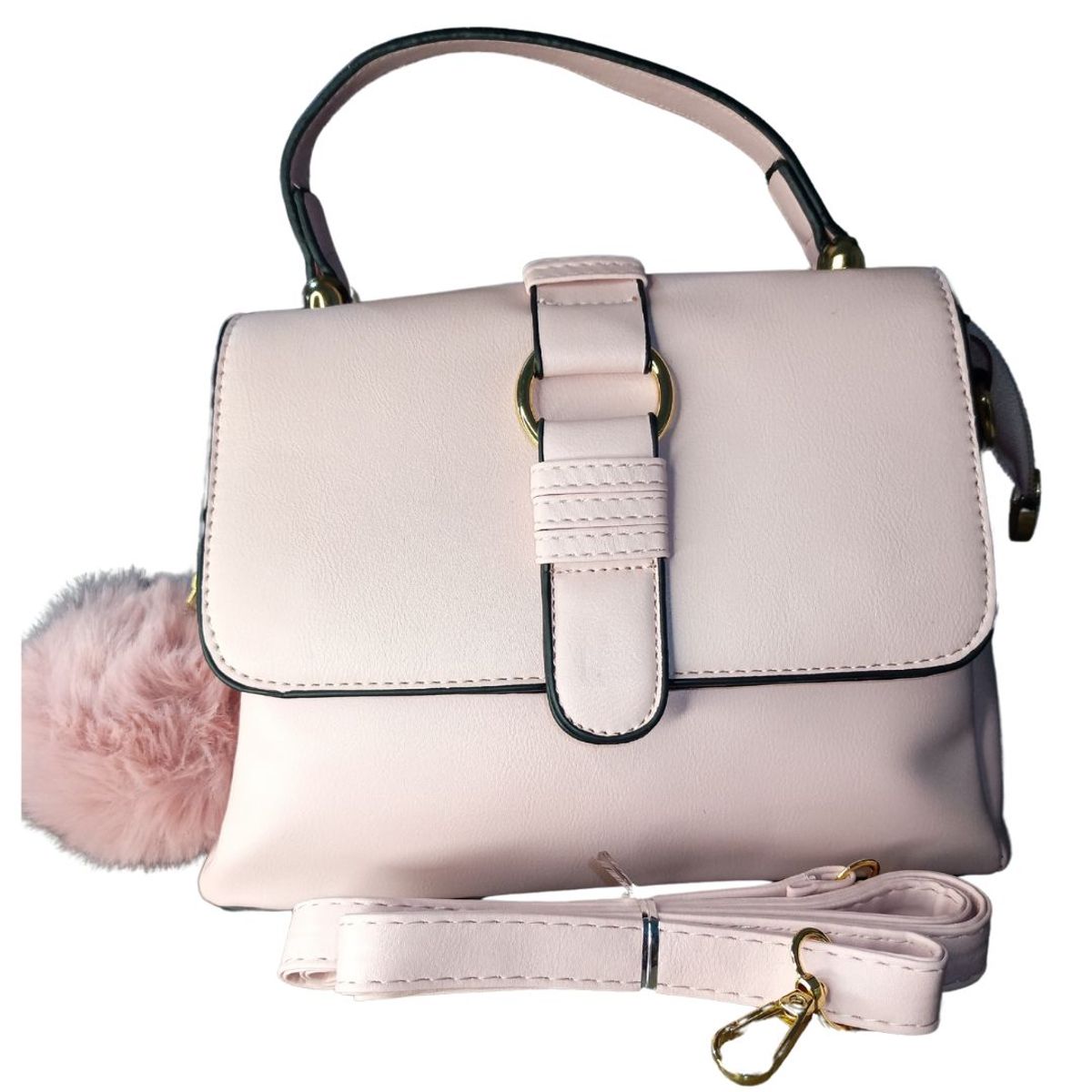 GENERICO - CARTERA MORRAL CON POM POM