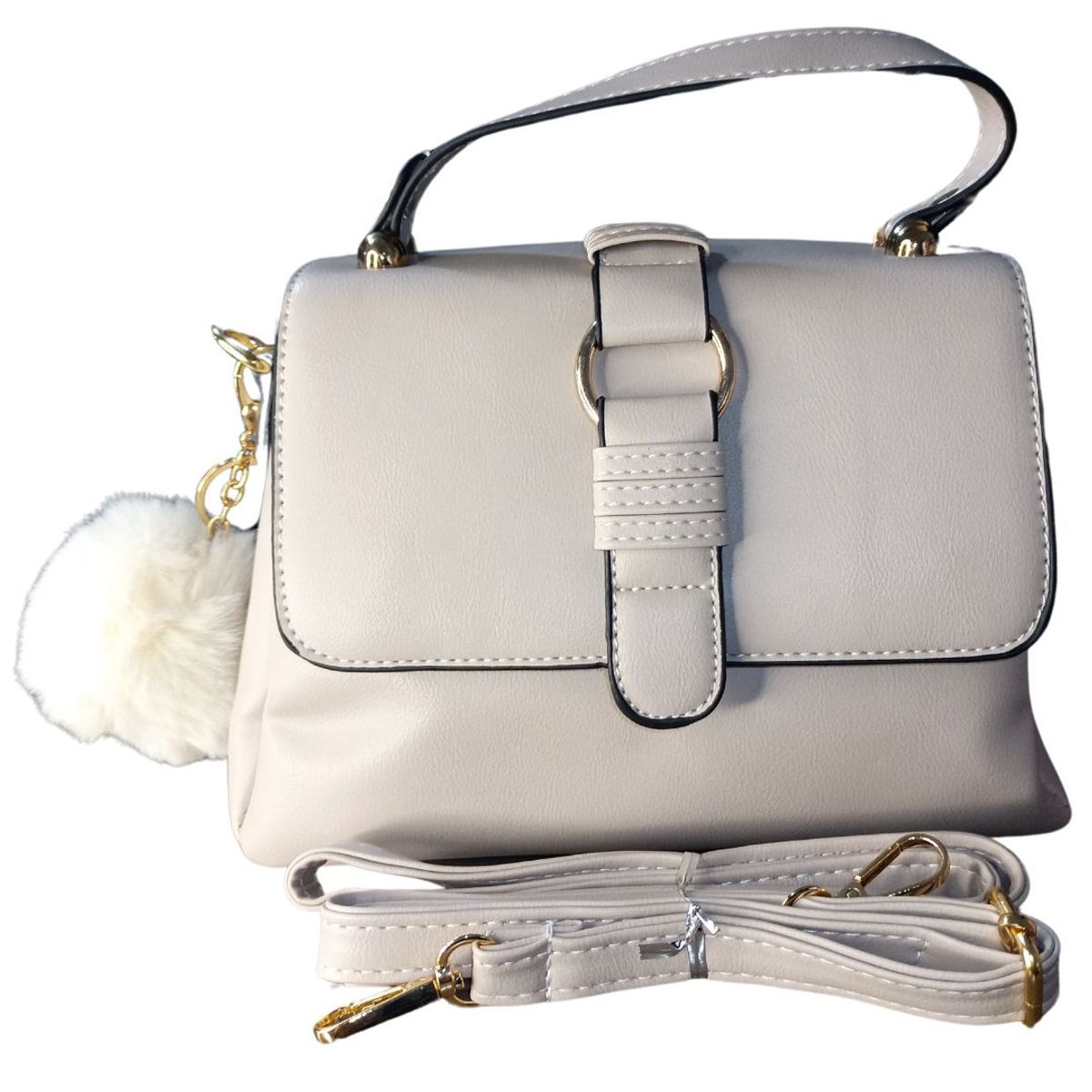 GENERICO - CARTERA MORRAL CON POM POM