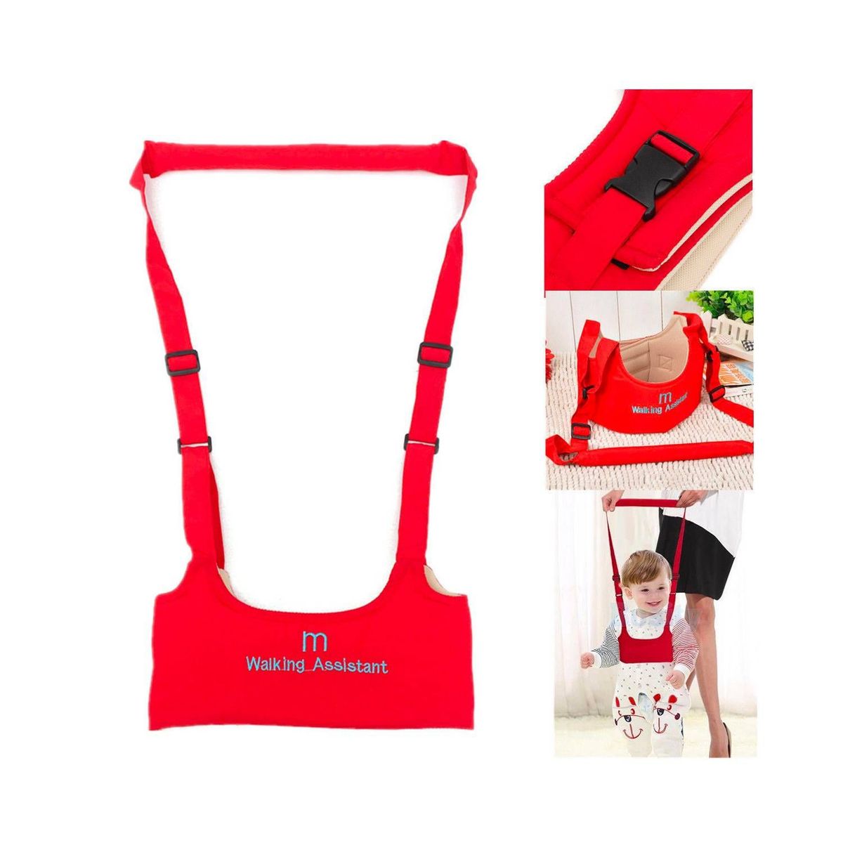 GENERICO - Arne de Bebe Entrenador para Caminar Color Rojo