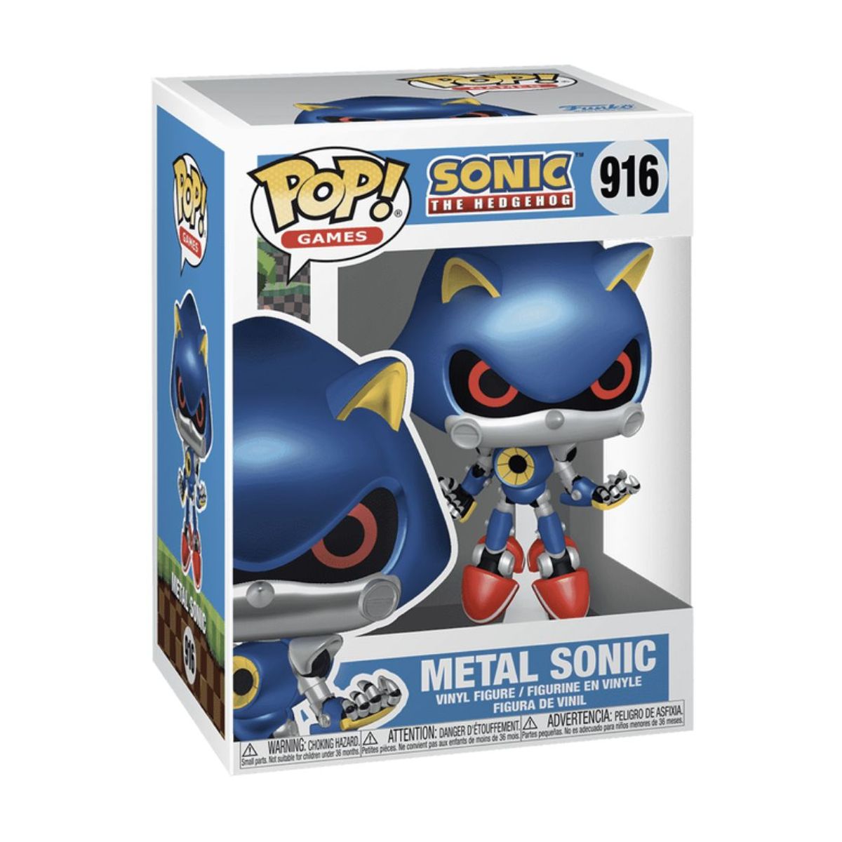 FUNKO - Metal Sonic Funko Pop 916 Sonic The Hedgehog Original