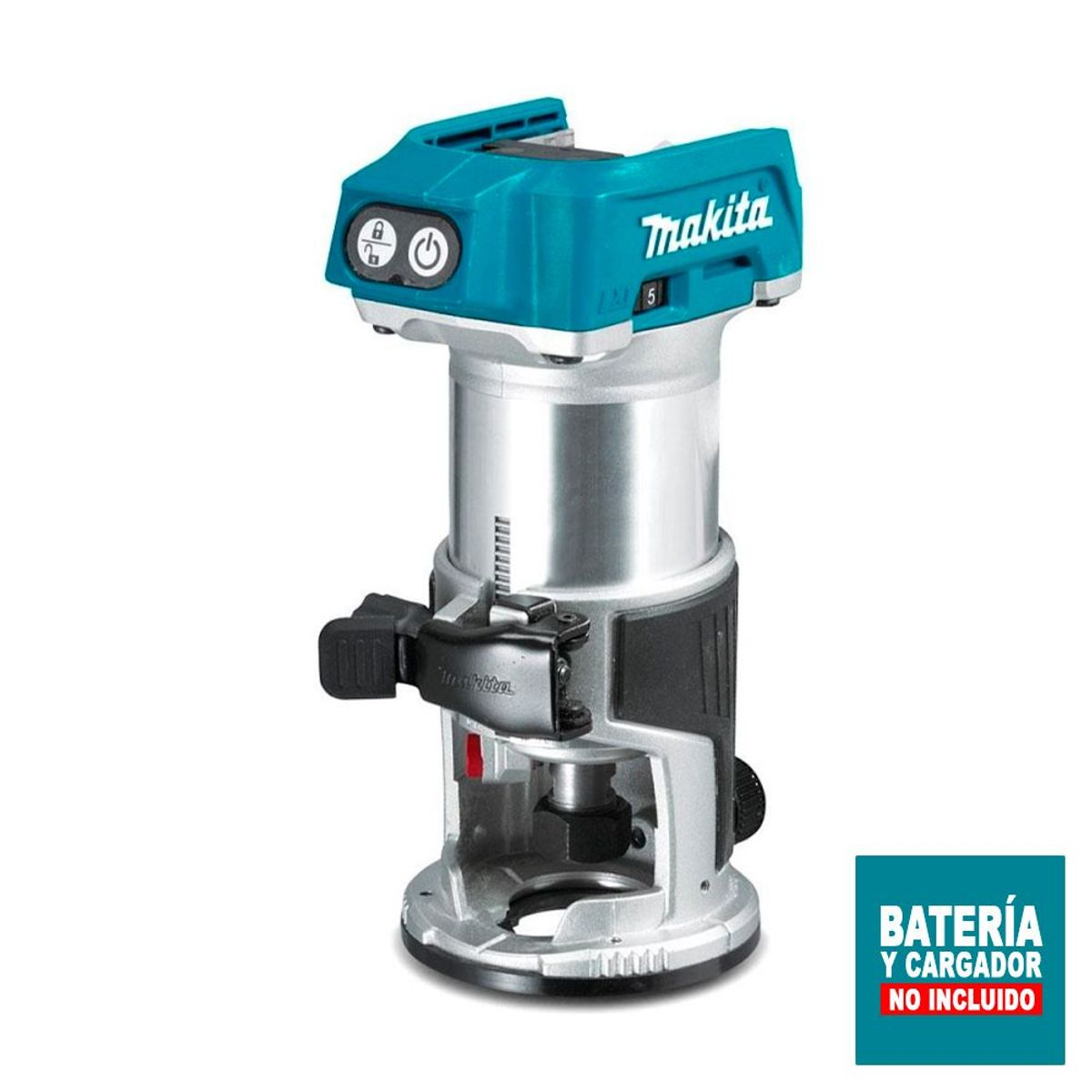 MAKITA - Ruteadora Makita DRT50Z LXT 18V BL  1/4"-3/8" Sin Baterías