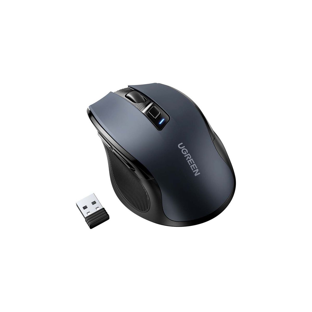UGREEN - Mouse Inalámbrico Ugreen Mu006 2.4G 4000Dpi Silence Design Black