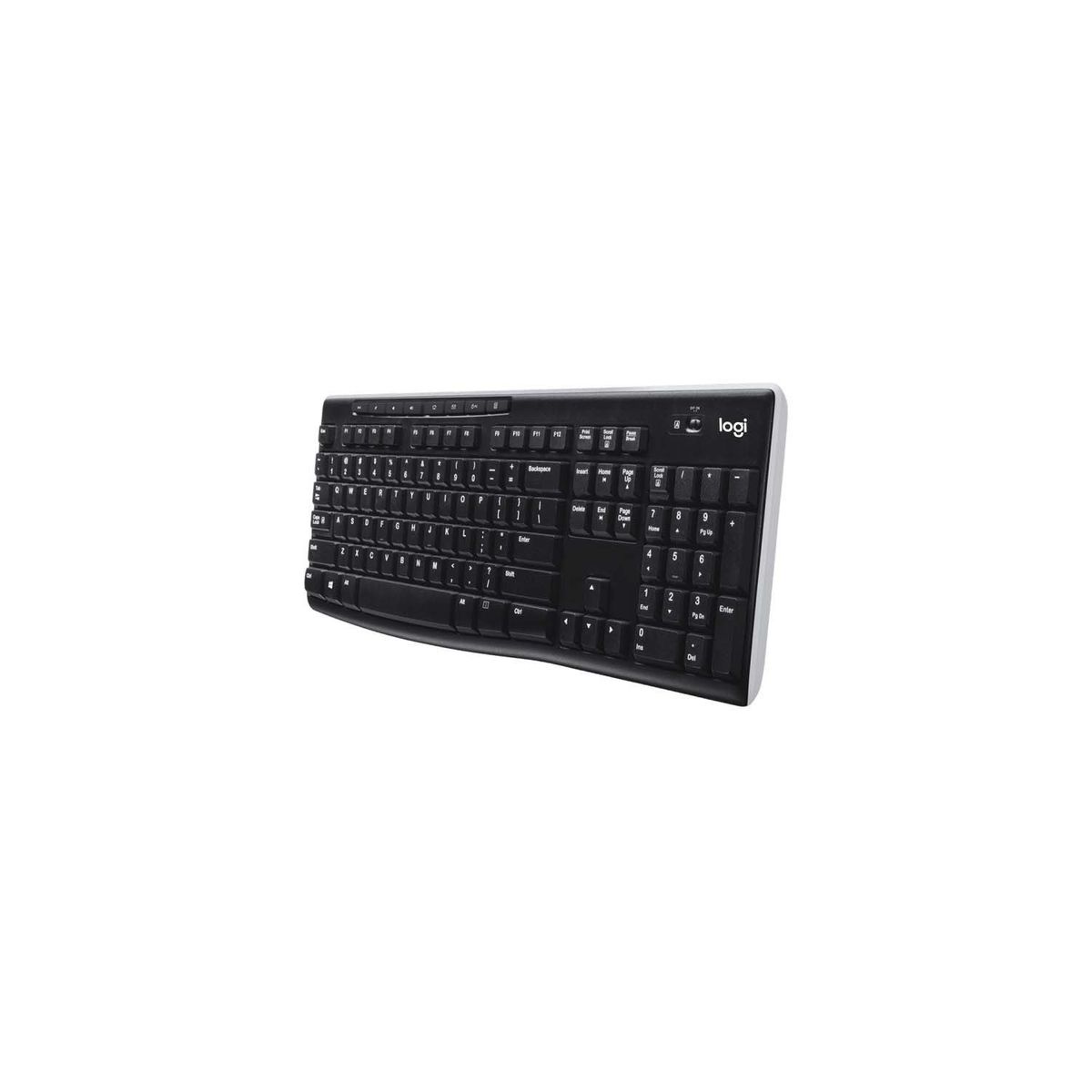 LOGITECH - Teclado Logitech K270 Wireless Unifying Usb Sp Black
