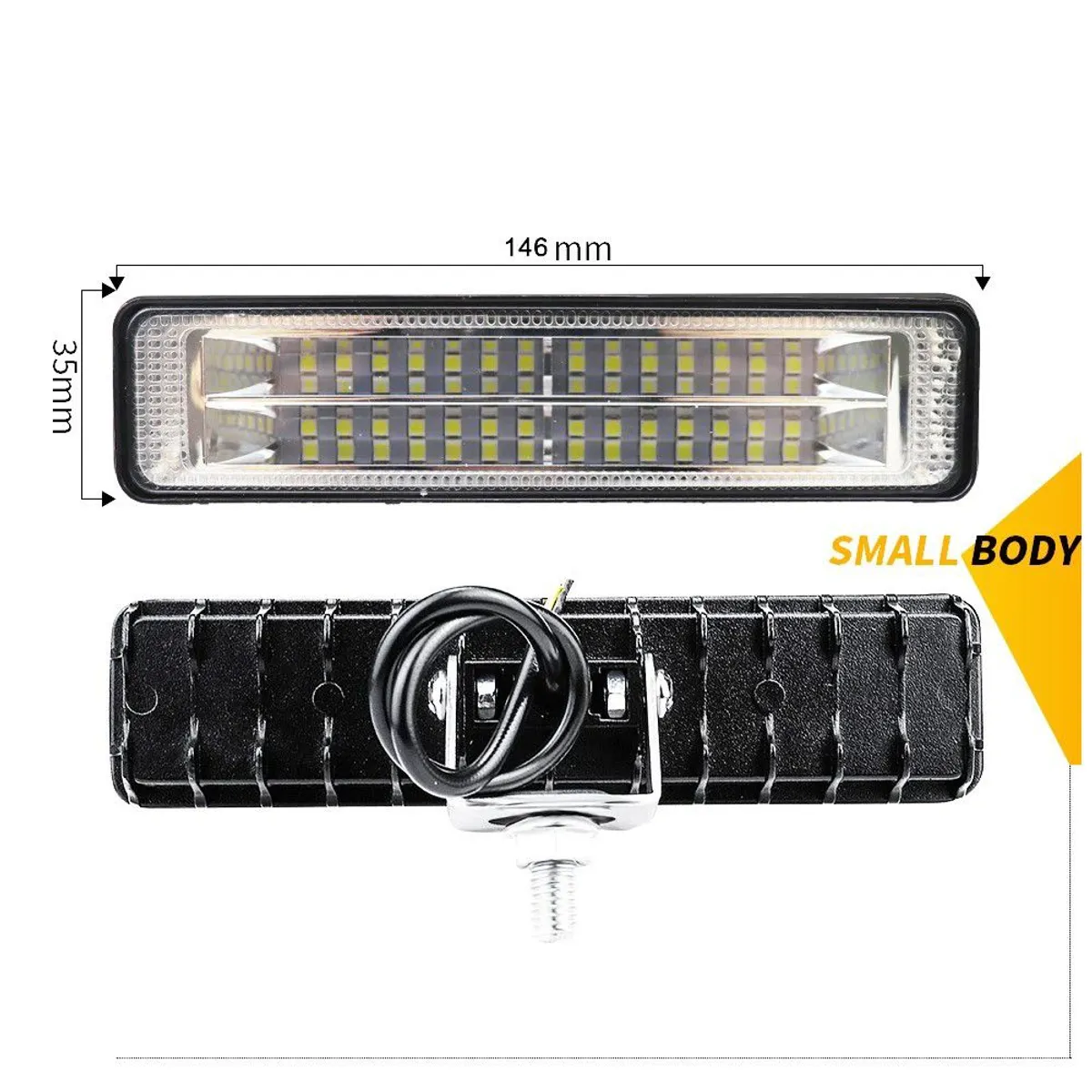 GENERICO - Neblinero Led Con Espejo 6D Auto Moto