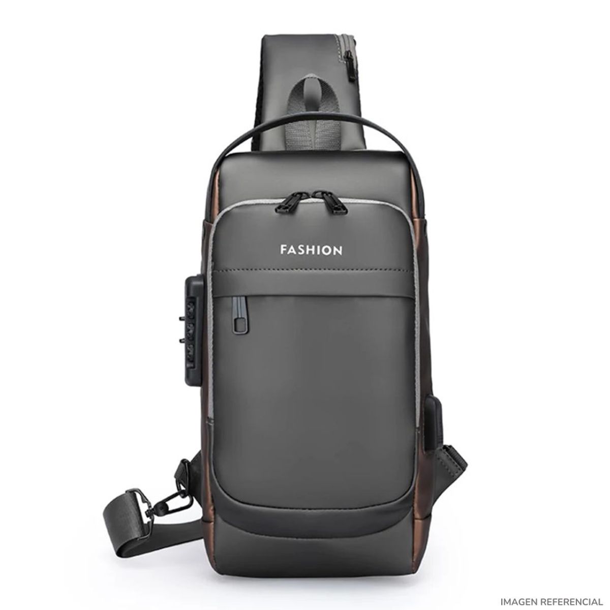 GENERICO - Mochila Morral Riñonera Juvenil Elegante Antirrobo