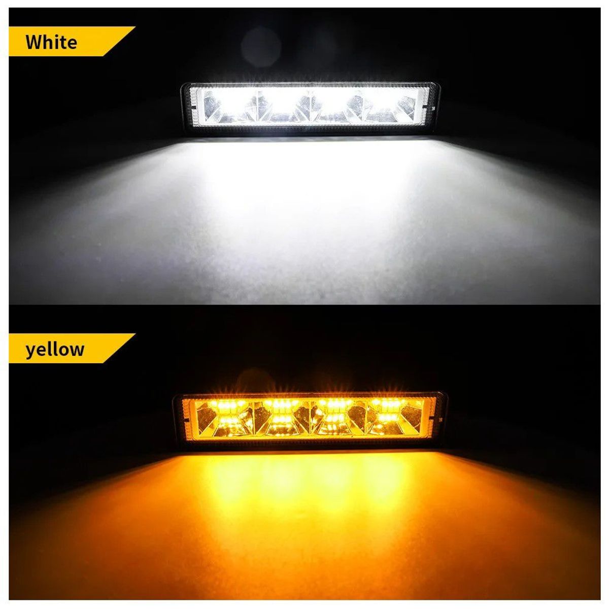 GENERICO - Neblinero Led Expansión Doble color Auto Moto