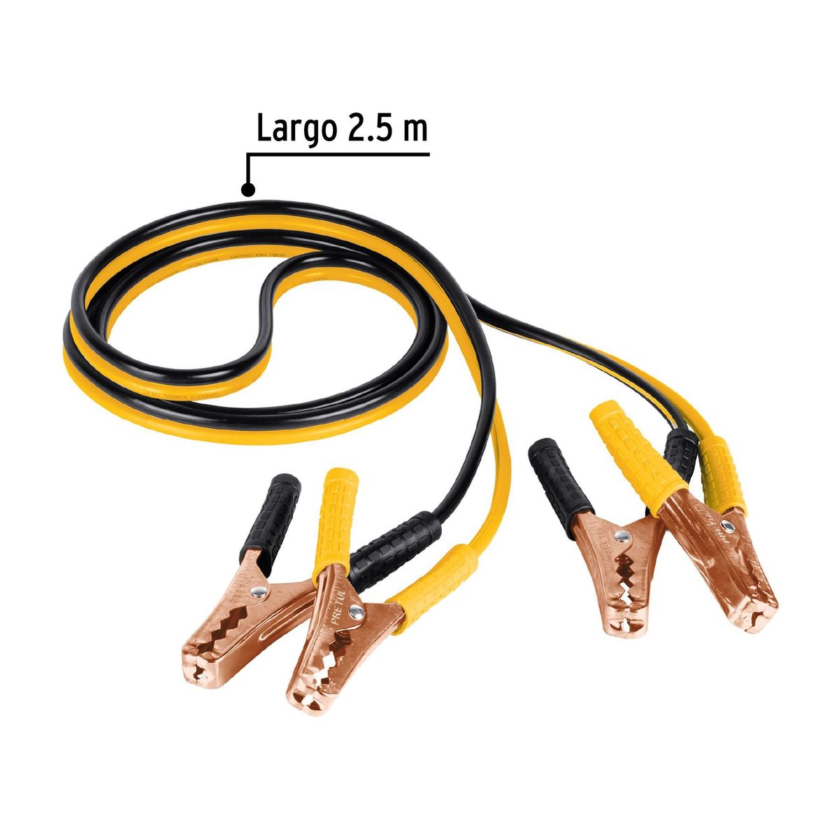 PRETUL - Pasacorriente 10AWG 125A Cable Bateria 2.5Mtrs 22808 Pretul
