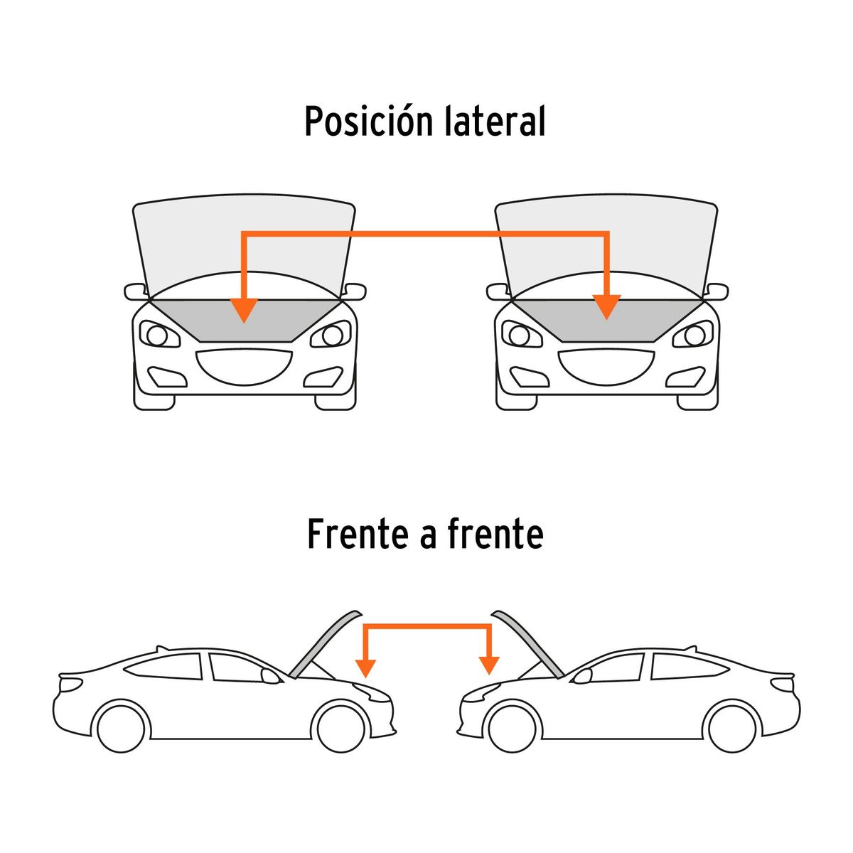 TRUPER - Pasacorriente 6AWG 350A Cable para Batería 3.5M 17544 Truper