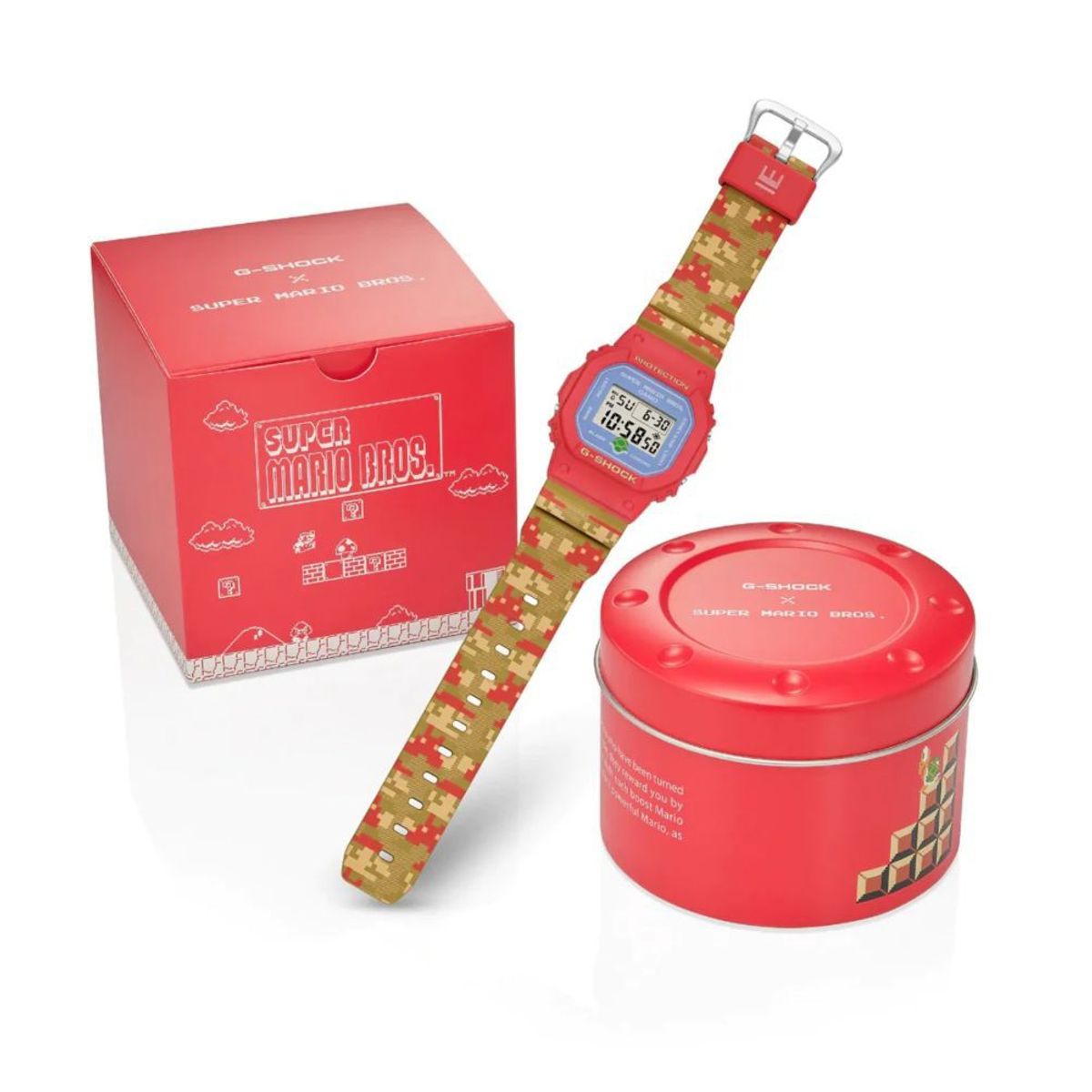 G-SHOCK - Reloj Casio G Shock Edición Super Mario DW-5600SMB-4DR