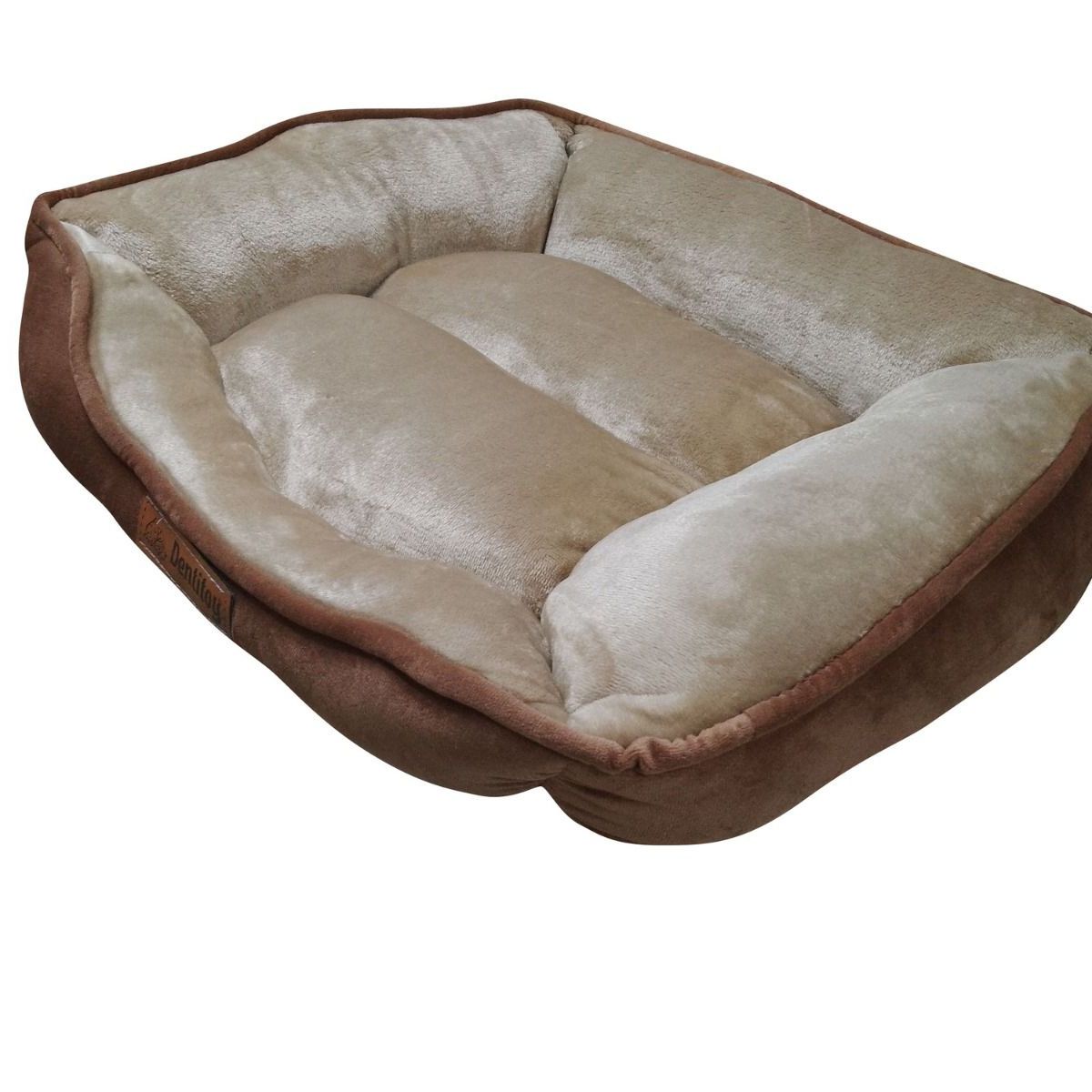 GENERICO - CAMA PARA PERRO PUFF EXTRA GRANDE COLOR MARRON