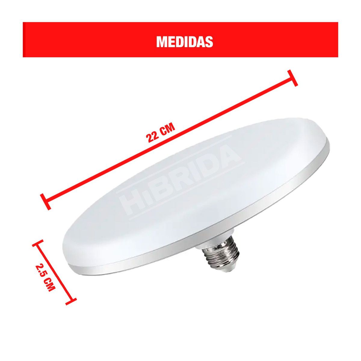 CUBULL - FOCO LED UFO 50W FÁCIL INSTALACIÓN HOGAR EXTERIOR INTERIOR - HX-C50