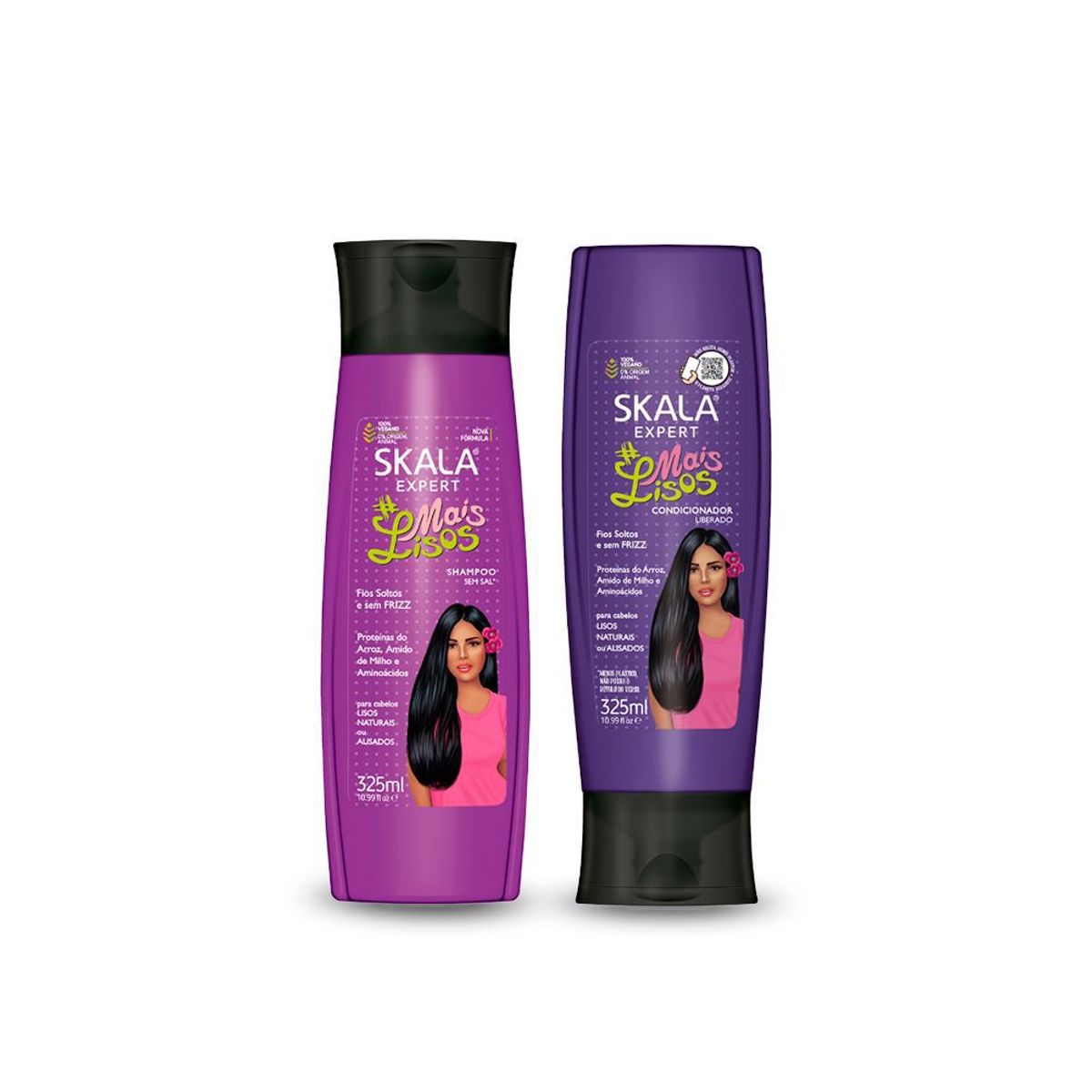 SKALA - Shampoo y Acondicionador Skala Mais Lisos 325ml