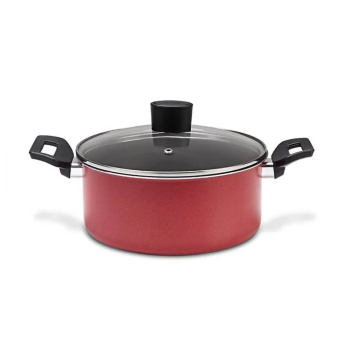 BRINOX - Juego de Ollas 32 Piezas Brinox Garlic Rojo