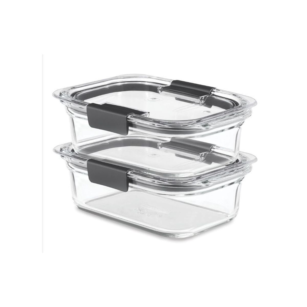 RUBBERMAID - Rubbermaid Brilliance Set 2 Taper Hermeticos Vidrio 757ml