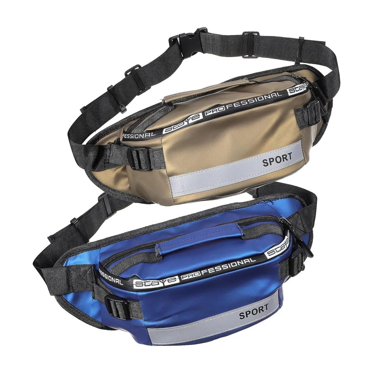 INSPIRA MARKET - Canguro Riñonera Coreana Morral Cinturón Antirrobo Sport Multiusos