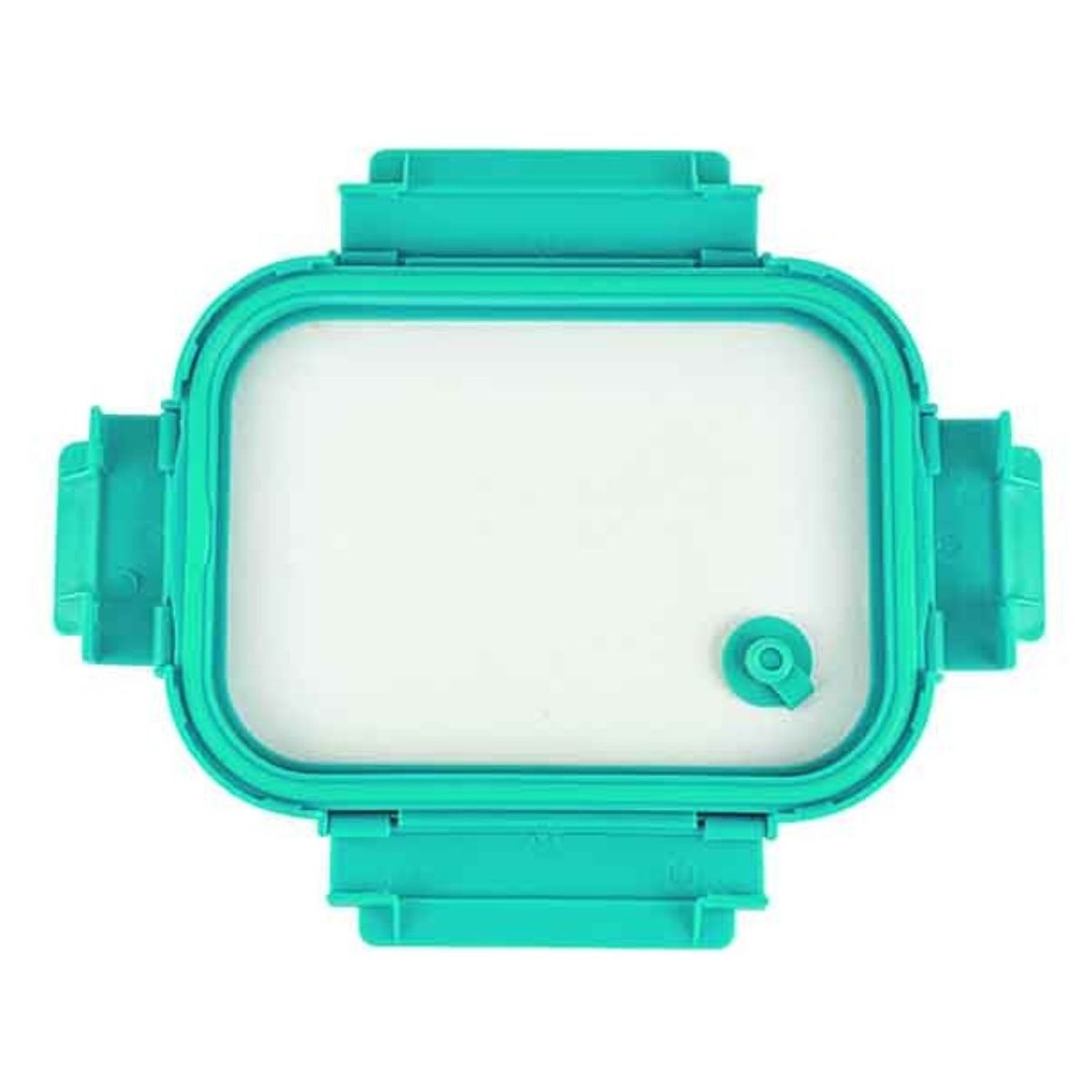 BASA - Taper crystal glass rectangular con válvula 600 ml verde