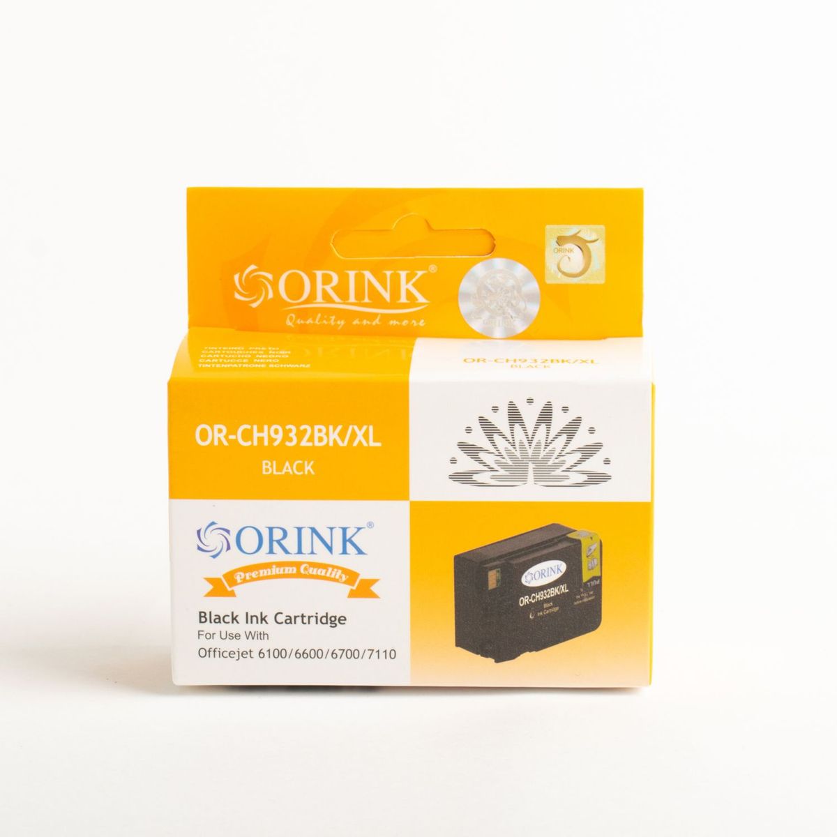 GENERICO - Combo Cartucho + Papel foto Compatible 932 XL Negro y 933 XL Colores