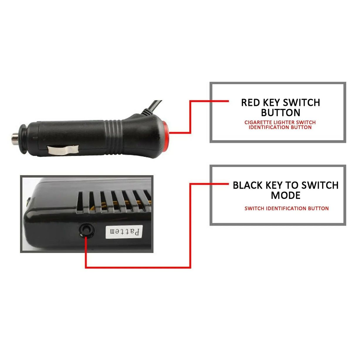 GENERICO - Luz Led Estroboscopica Federal 14 Modos