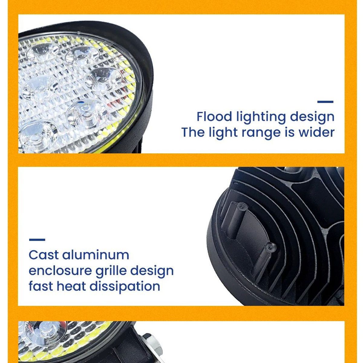 GENERICO - Faro Neblinero 27w Ojo De Angel Camioneta