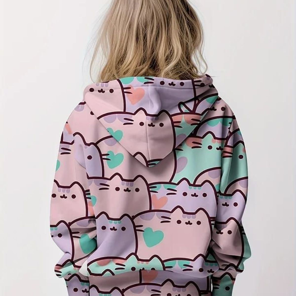 GENERICO - POLERA DE GATOS PARA NIÑA