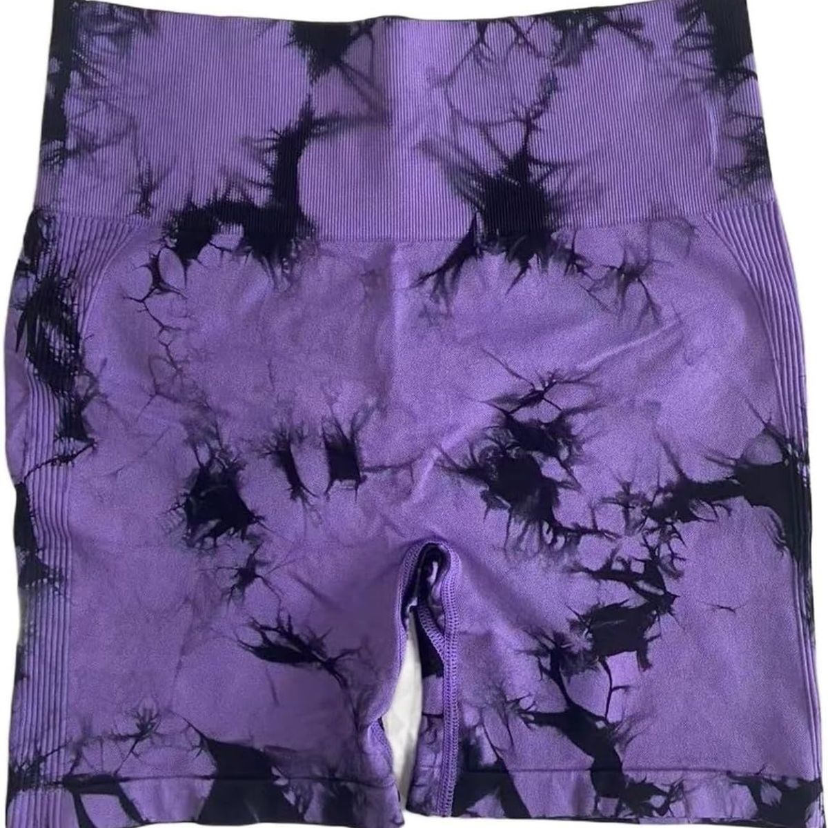 GENERICO - Short Deportivo Tie Dye para Mujer Scrunch Butt