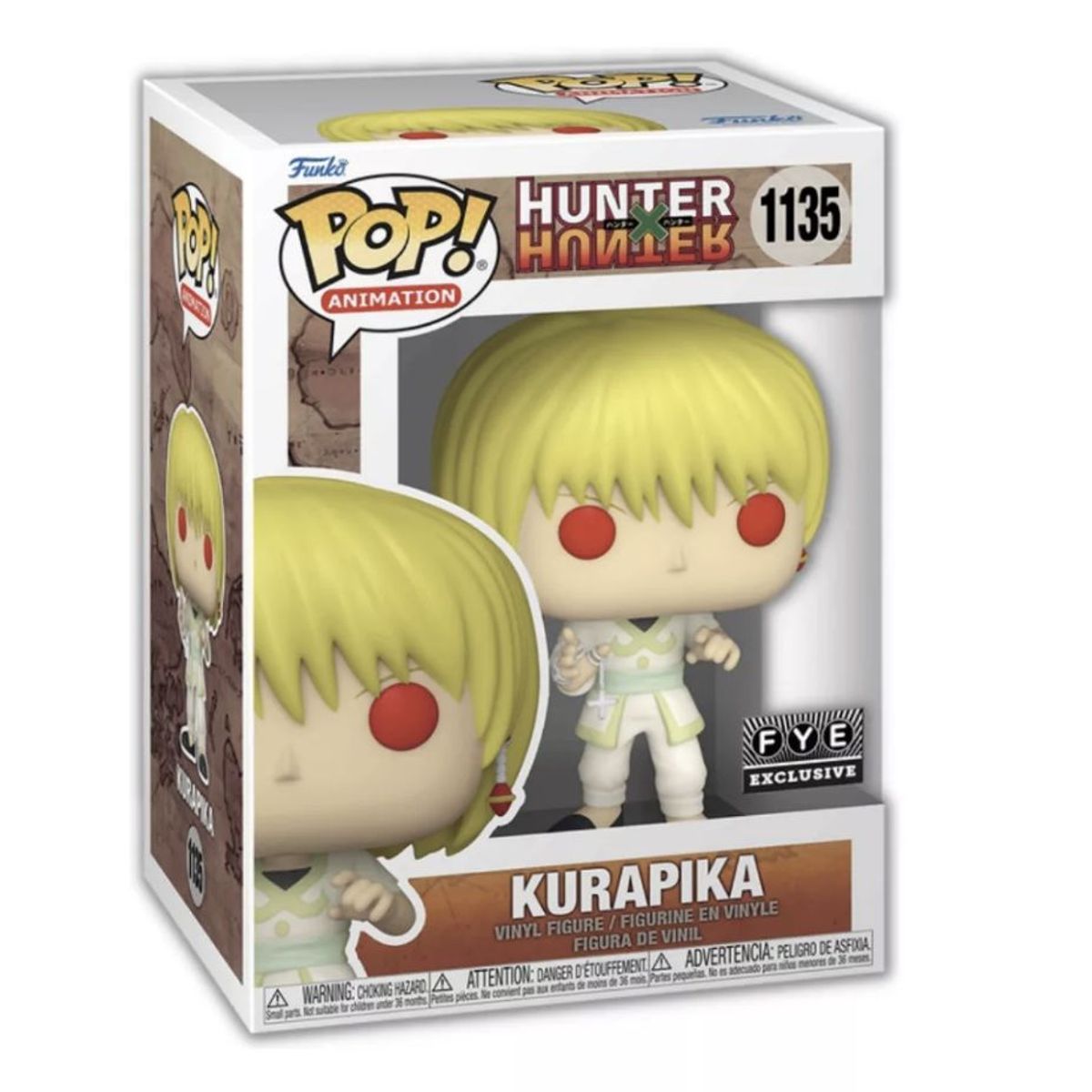 FUNKO - Kurapika Funko Pop 1135 Hunter X Hunter Fye Exclusivo