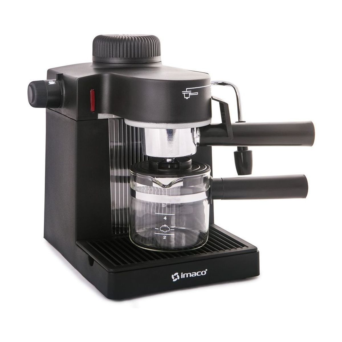 IMACO - Cafetera para espresso y capuccino imaco iecm5b de 5 bares  negro
