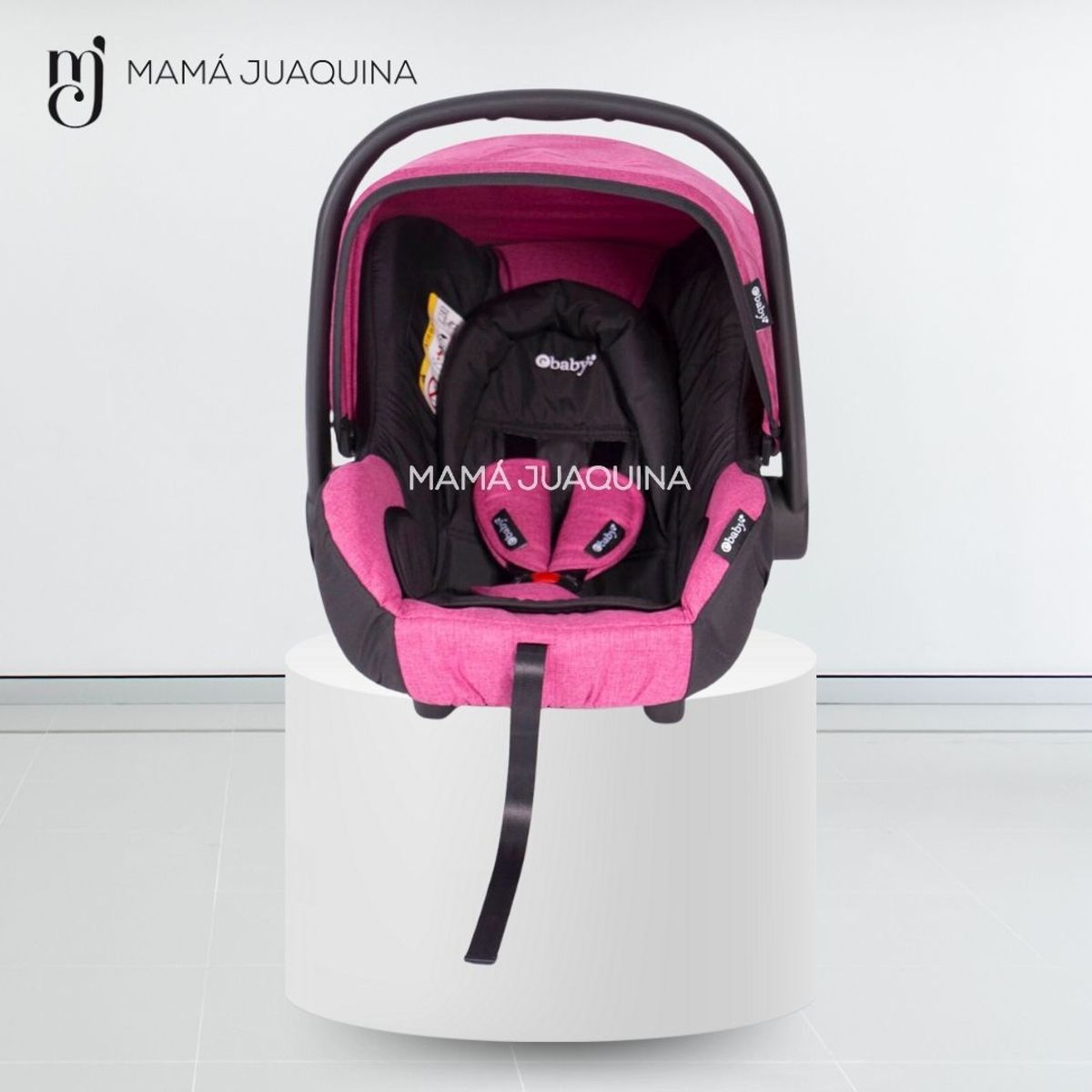 EBABY - Coche Cuna Travel System «CAZZU» Porta bebé  Pink