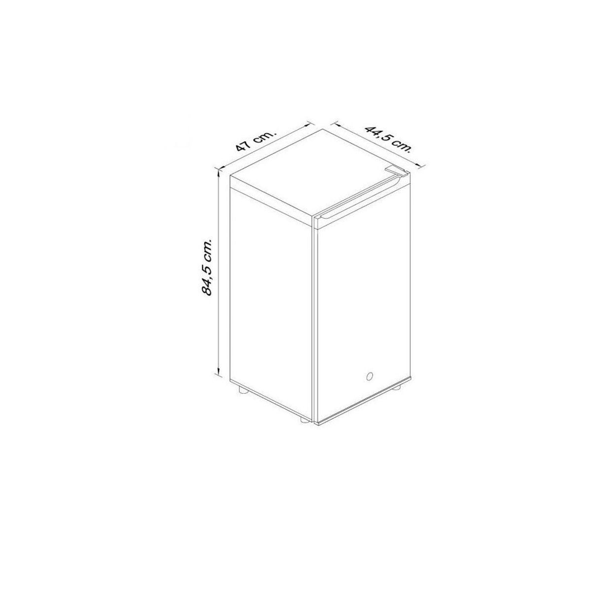 ELECTROLUX - Frigobar electrolux acerado con llave 90 litros erd90g2hpi