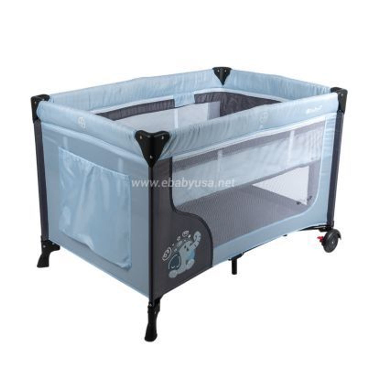 EBABY - Cuna Corral Ebaby con Cambiador Happy Dream Beige