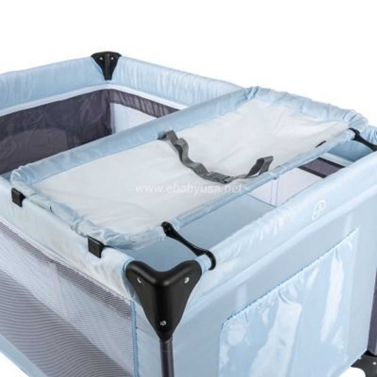 EBABY - Cuna Corral Ebaby con Cambiador Happy Dream Verde