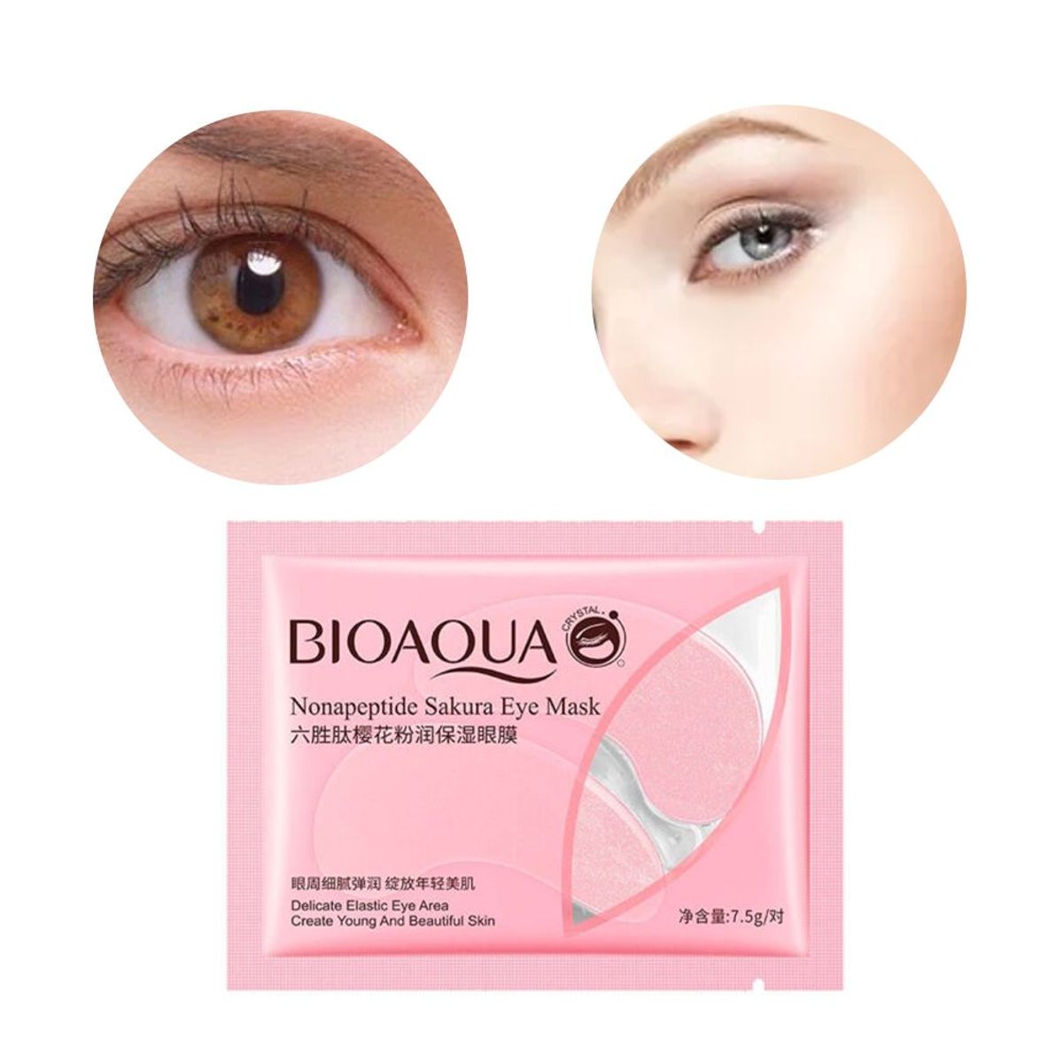 BIOAQUA - Crema Aclaradora V7 Bioaqua + Mascarilla para Ojos Bioaqua