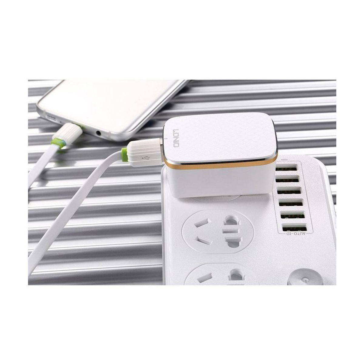 LDNIO - Ldnio A1204q Cargador de pared 18w qc30 carga rápida