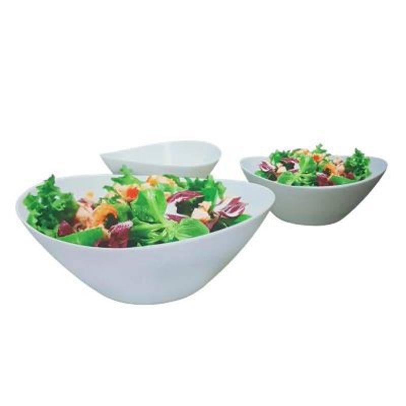 Set de 3 Ensaladeras Belia ECOVIDRIO | Sodimac Perú